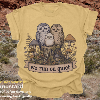 we run on quiet.