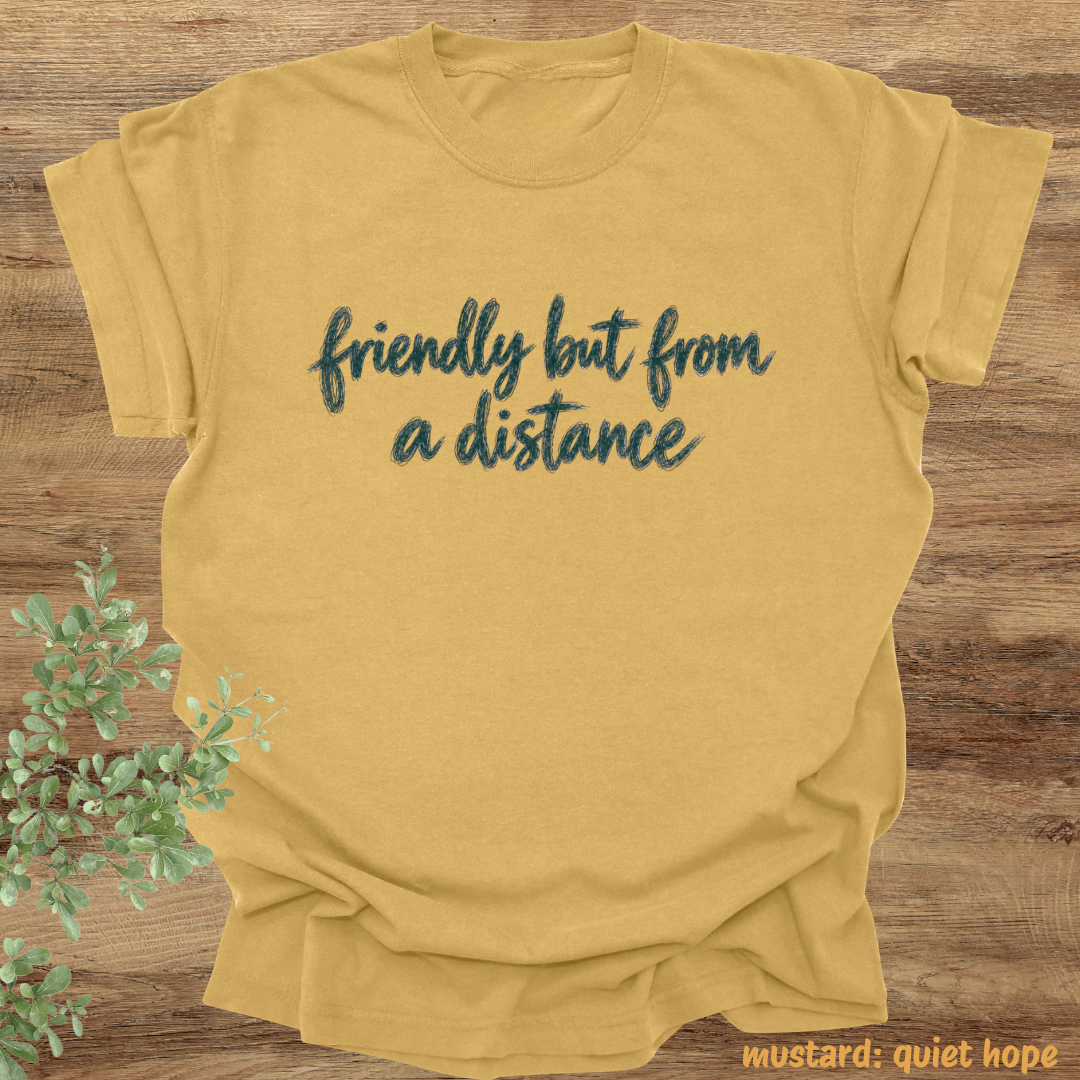 friendly but from a distance.