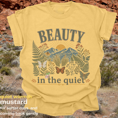 beauty in the quiet.
