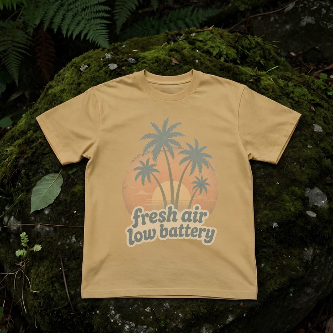 fresh air, low battery.
