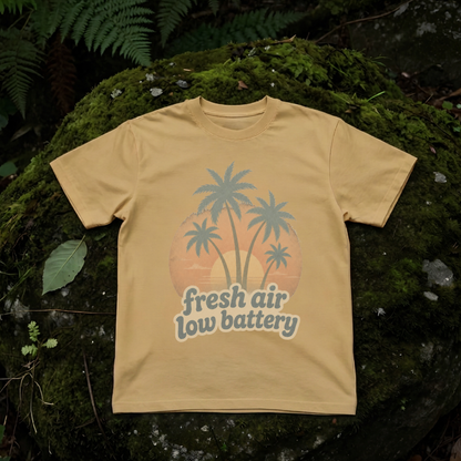 fresh air, low battery.
