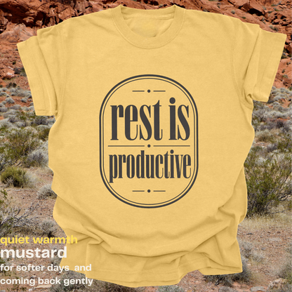 rest is productive.