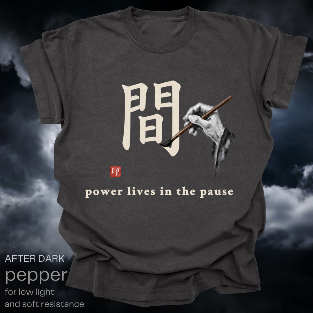 power lives in the pause.