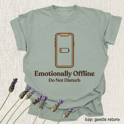 emotionally offline. do not disturb.