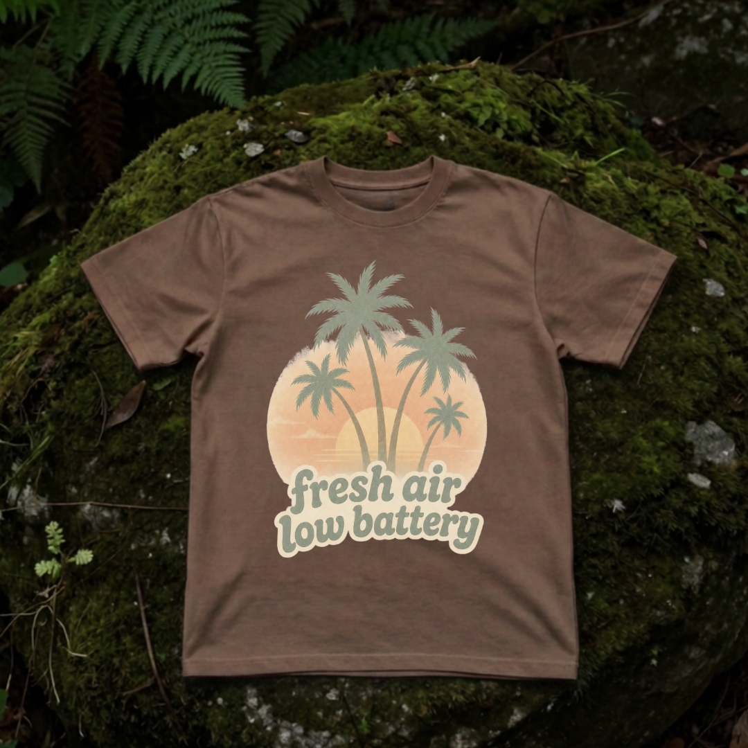 fresh air, low battery.
