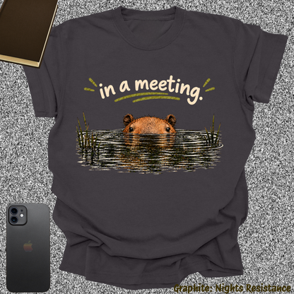 in a meeting