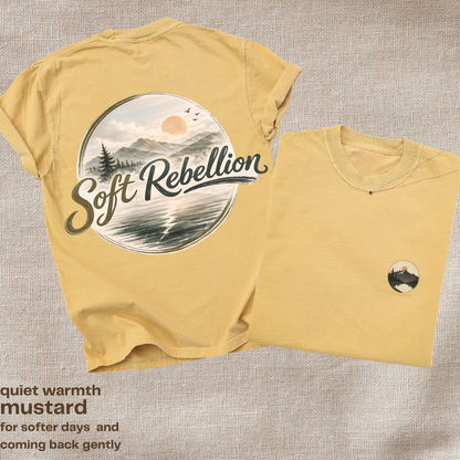 soft rebellion back heritage emblem.