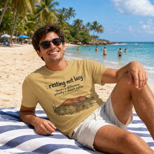 resting, not lazy. there's a difference. actually it doesn't matter.